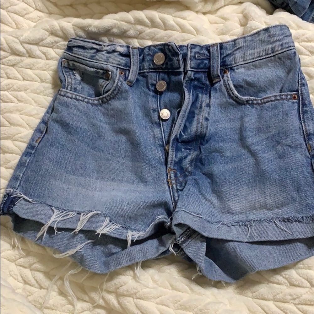 Higher waisted shorts